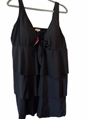 Avenue NWT plus size black tired swim dress size 24.